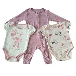 Disney Baby Pink and Cream One Piece Set